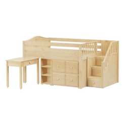 Maxtrix Full Low Loft Bed With Stairs, Storage + Desk 25 Maxtrix Full Low Loft Bed With Stairs, Storage + Desk -Babyletto Store PERFECT4 NC f495de3a ab7b 44ca bce1 7de954de66b6