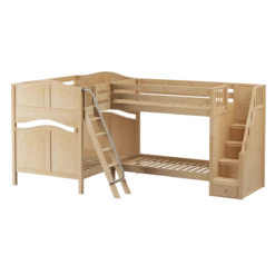 Maxtrix Full High Corner Bunk Bed With Ladder + Stairs - R -Babyletto Store QUANTUM NC 402b1824 db77 43f8 8279 c4bd14ca7fcd