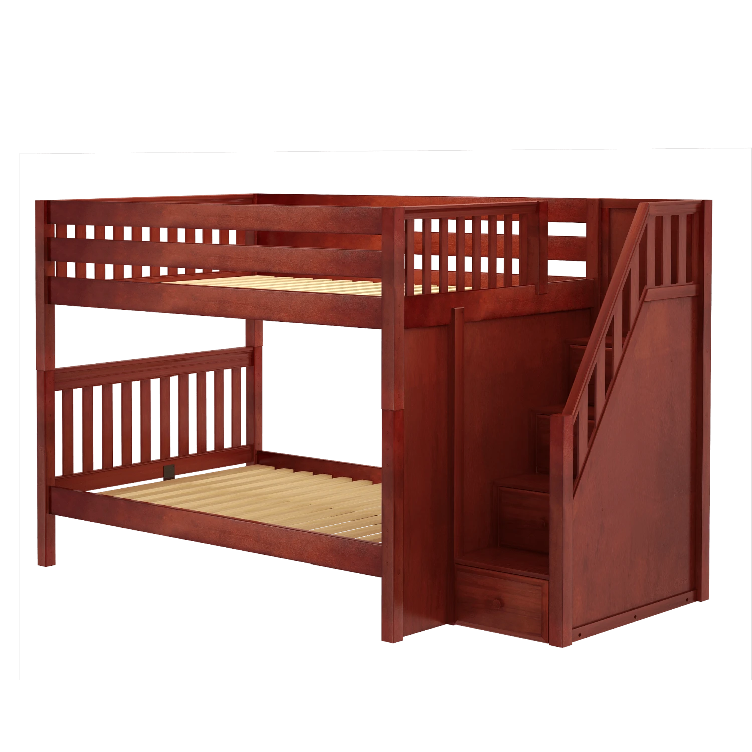 Maxtrix Full XL Medium Bunk Bed With Stairs 5 Maxtrix Full XL Medium Bunk Bed With Stairs - Image 3