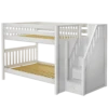 Maxtrix Full XL Medium Bunk Bed With Stairs 1 Maxtrix Full XL Medium Bunk Bed With Stairs -Babyletto Store QUASAR XL WS 099b9af7 0a5b 4dc9 a59d d0c870eb29f3