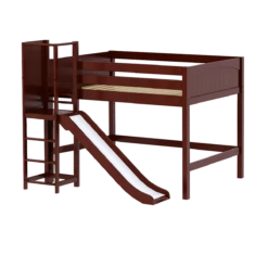 Maxtrix Full Mid Loft Bed With Slide Platform -Babyletto Store RAVINE CP 2c7b1929 2d6d 44f0 a955 ec09dcb450f8