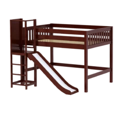 Maxtrix Full Mid Loft Bed With Slide Platform -Babyletto Store RAVINE CS eb1c4bd3 9676 4f65 adfa a7099e3ba241