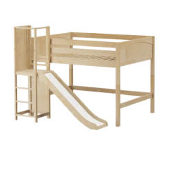 Maxtrix Full Mid Loft Bed With Slide Platform -Babyletto Store RAVINE NP 11982c6e 3308 4276 8c91 19984e85474f