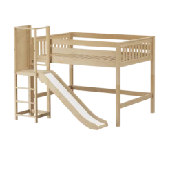 Maxtrix Full Mid Loft Bed With Slide Platform -Babyletto Store RAVINE NS 7251137a f76b 47dd ba08 855d8c49b661