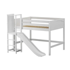 Maxtrix Full Mid Loft Bed With Slide Platform -Babyletto Store RAVINE WP adccd899 3a75 438b 9f72 adf5031971f6