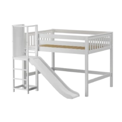 Maxtrix Full Mid Loft Bed With Slide Platform -Babyletto Store RAVINE WS d99ed83c 5ec8 4a03 a9b1 4138f27e86c7
