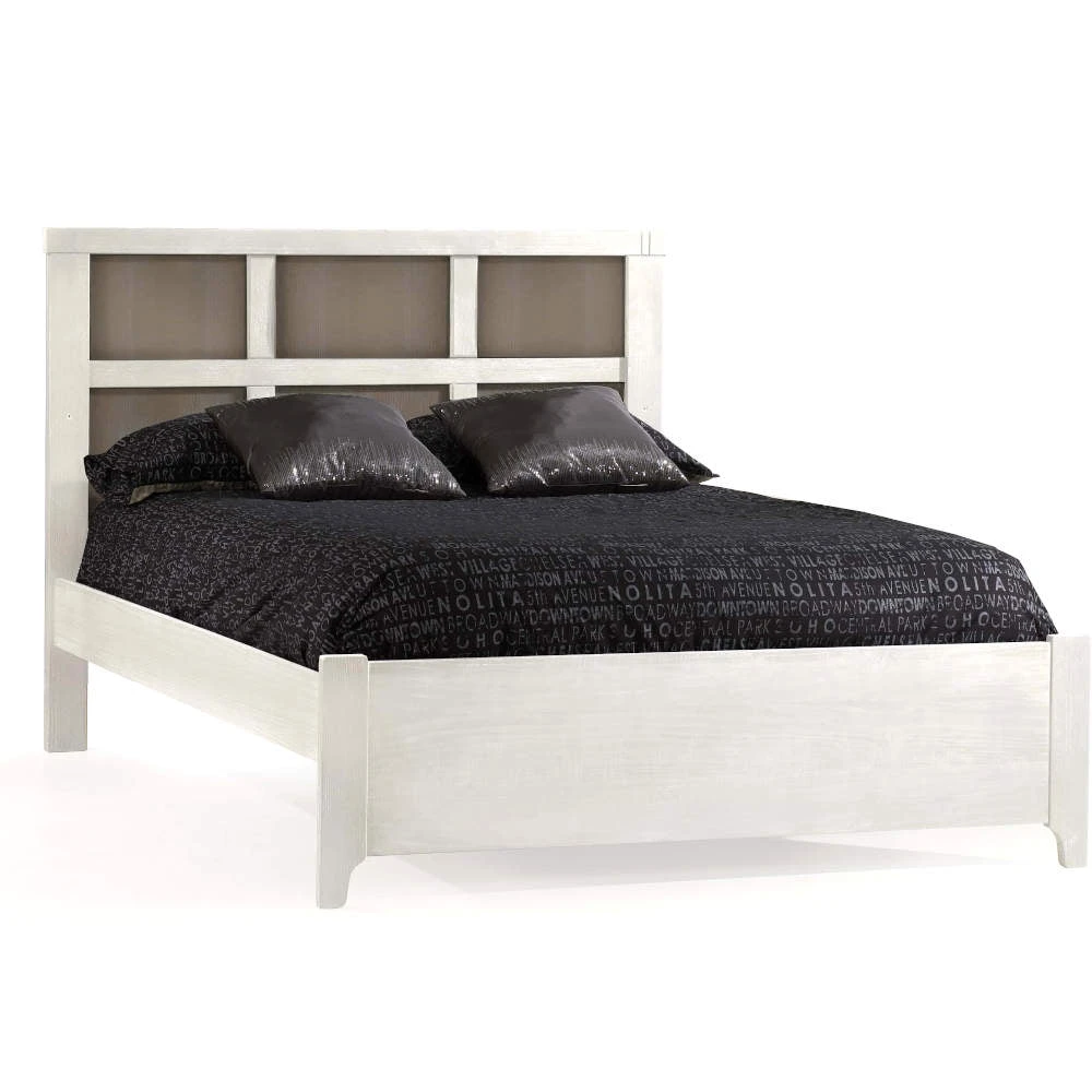 Natart Rustico Moderno Double Bed With Low-Profile Footboard & Rails 3 Natart Rustico Moderno Double Bed With Low-Profile Footboard & Rails