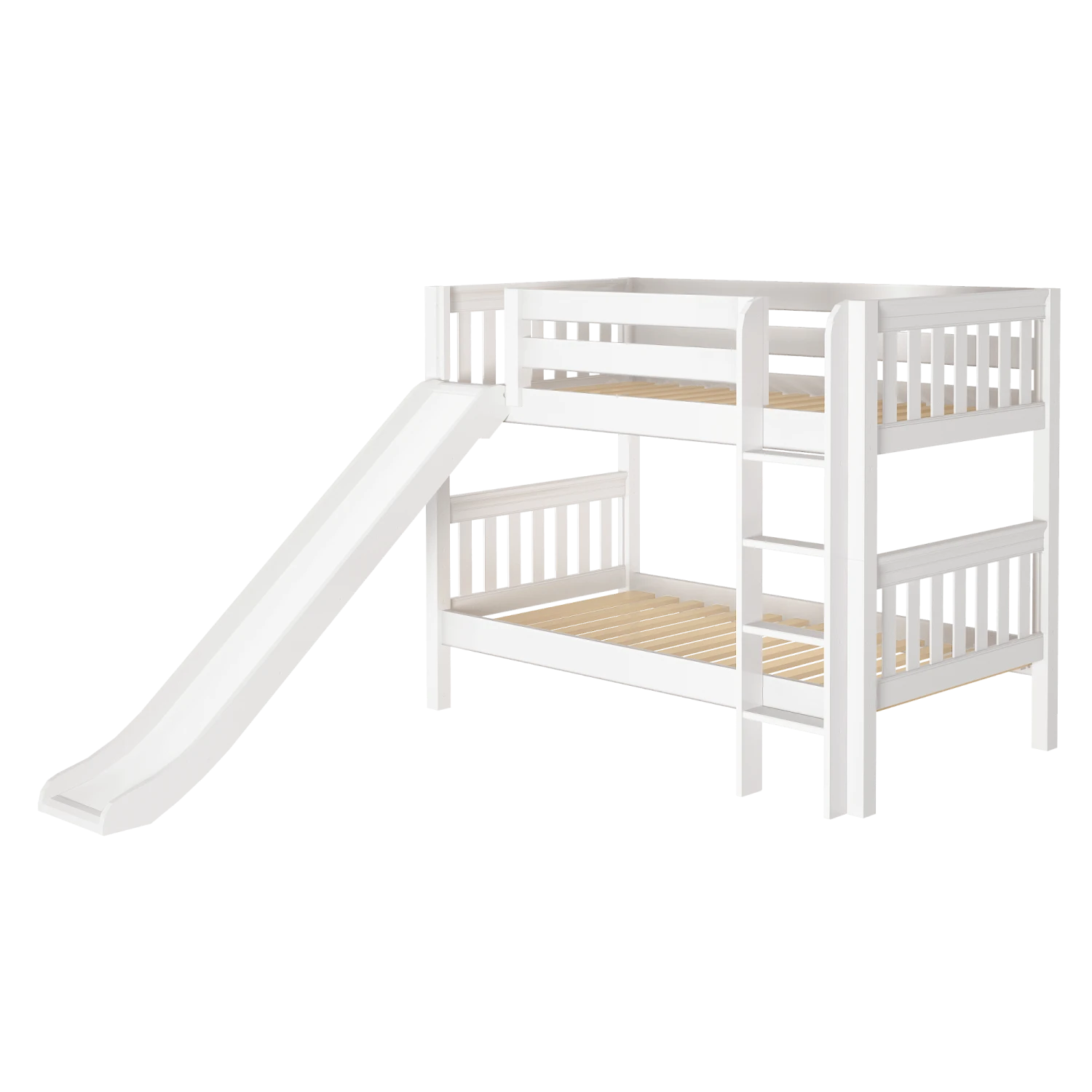 Maxtrix Twin Low Bunk Bed With Slide 6 Maxtrix Twin Low Bunk Bed With Slide - Image 4