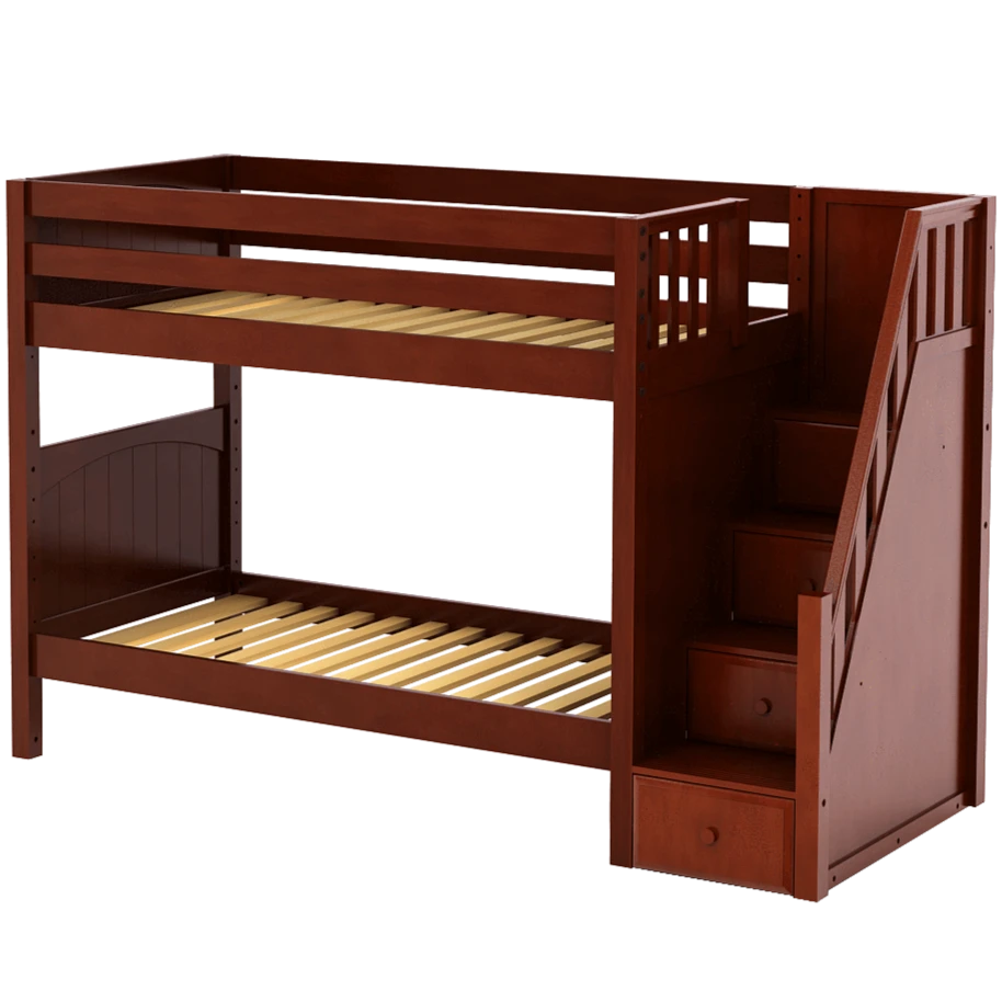 Maxtrix Twin Medium Bunk Bed With Stairs 8 Maxtrix Twin Medium Bunk Bed With Stairs - Image 6