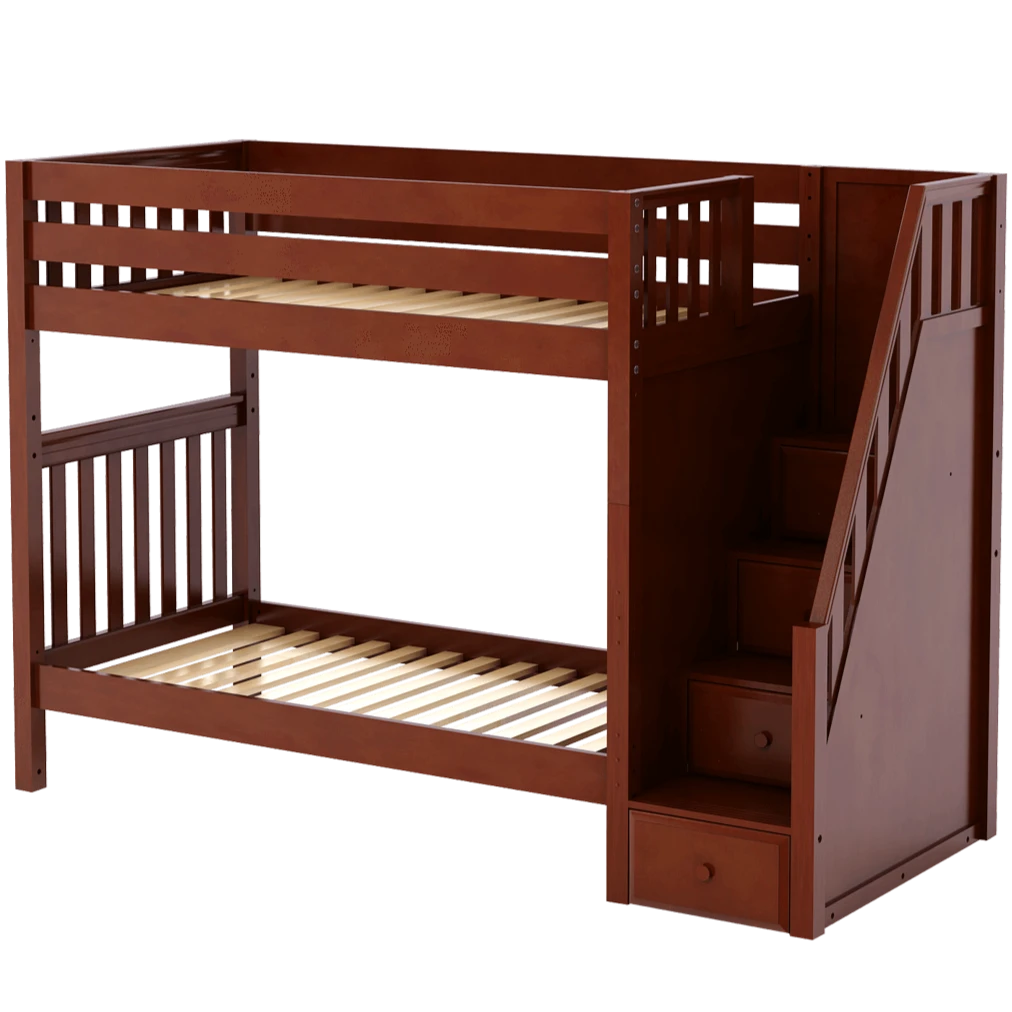 Maxtrix Twin Medium Bunk Bed With Stairs 12 Maxtrix Twin Medium Bunk Bed With Stairs - Image 10