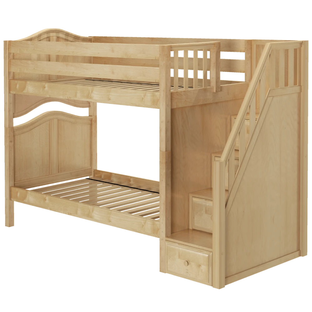 Maxtrix Twin Medium Bunk Bed With Stairs 14 Maxtrix Twin Medium Bunk Bed With Stairs - Image 12