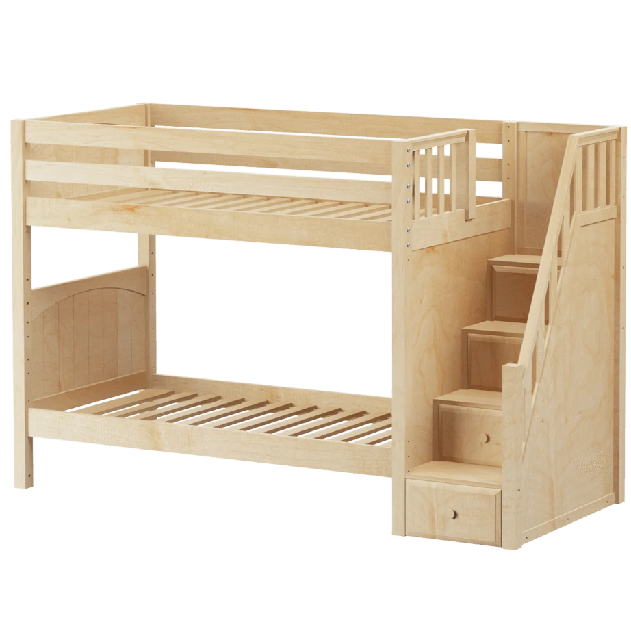 Maxtrix Twin Medium Bunk Bed With Stairs 10 Maxtrix Twin Medium Bunk Bed With Stairs - Image 8