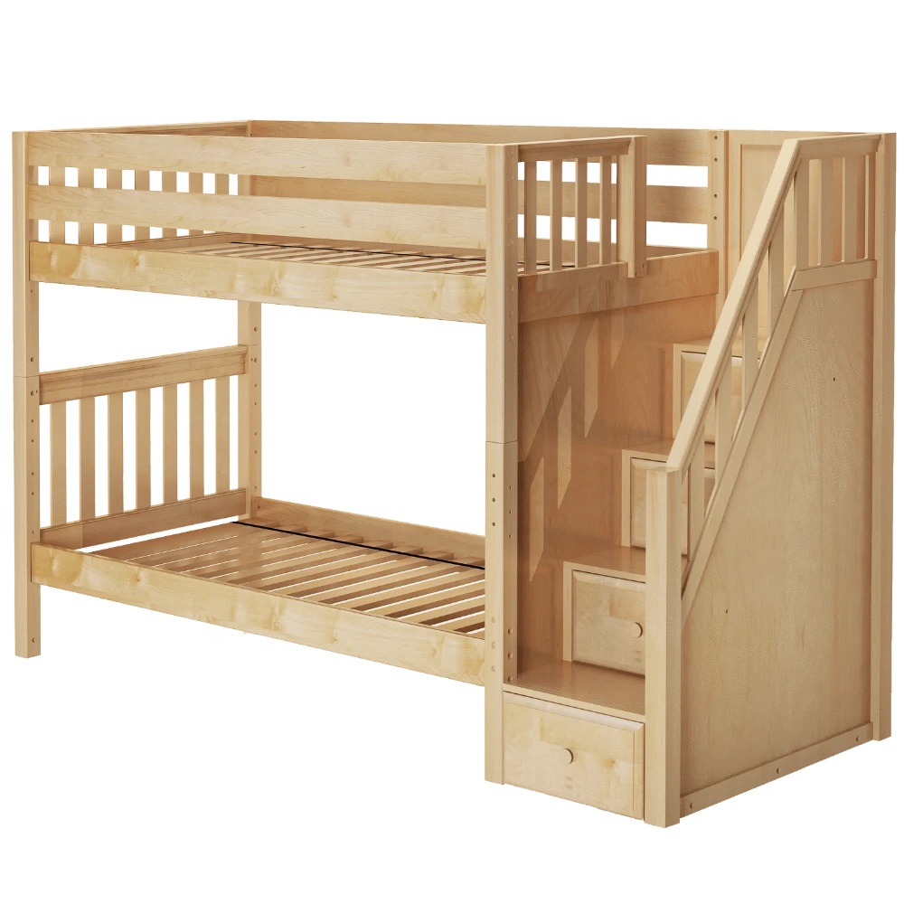 Maxtrix Twin Medium Bunk Bed With Stairs 9 Maxtrix Twin Medium Bunk Bed With Stairs - Image 7