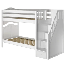 Maxtrix Twin Medium Bunk Bed With Stairs 20 Maxtrix Twin Medium Bunk Bed With Stairs -Babyletto Store STELLAR WC