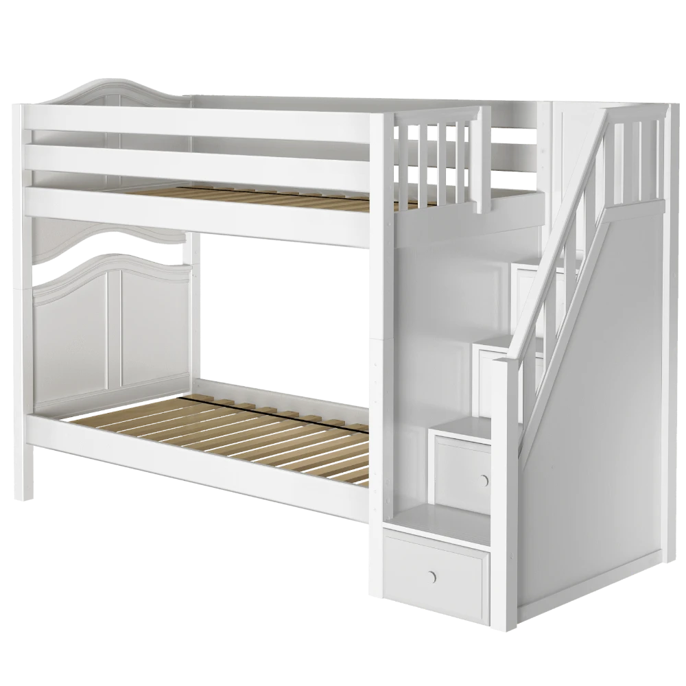 Maxtrix Twin Medium Bunk Bed With Stairs 7 Maxtrix Twin Medium Bunk Bed With Stairs - Image 5