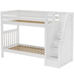 Maxtrix Twin Medium Bunk Bed With Stairs 24 Maxtrix Twin Medium Bunk Bed With Stairs -Babyletto Store STELLAR WS 17daaa1d a103 4615 8fb8 a8a6116249ec