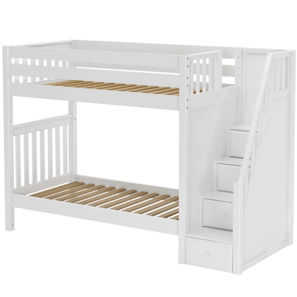 Maxtrix Twin Medium Bunk Bed With Stairs 11 Maxtrix Twin Medium Bunk Bed With Stairs - Image 9