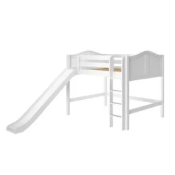 Maxtrix Full Mid Loft Bed With Slide 39 Maxtrix Full Mid Loft Bed With Slide -Babyletto Store SUGAR WC