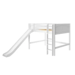 Maxtrix Full Mid Loft Bed With Slide 31 Maxtrix Full Mid Loft Bed With Slide -Babyletto Store SUGAR WP