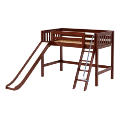 Maxtrix Twin Mid Loft Bed With Slide -Babyletto Store SWEET CS 173ca7cf 982c 4710 8aeb 4379ffcff026