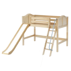 Maxtrix Twin Mid Loft Bed With Slide -Babyletto Store SWEET NC 26d9d823 a98d 4fb9 ba7a 421257e50033