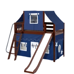Maxtrix Twin Mid Loft Bed With Angled Ladder, Curtain, Top Tent + Slide 31 Maxtrix Twin Mid Loft Bed With Angled Ladder, Curtain, Top Tent + Slide -Babyletto Store SWEET22 CS 4e62c240 cf66 462a 977a 866313586d86