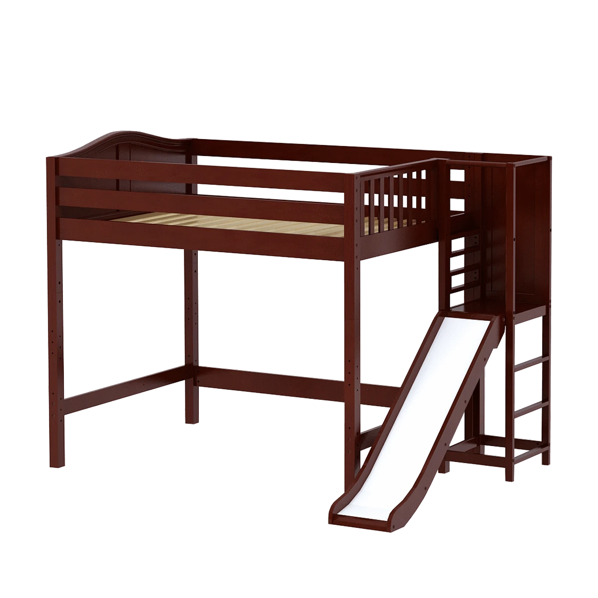 Maxtrix Full High Loft Bed With Slide Platform 20 Maxtrix Full High Loft Bed With Slide Platform - Image 18