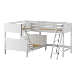 Maxtrix Medium Twin Over Full Corner Loft Bunk Bed 8 Maxtrix Medium Twin Over Full Corner Loft Bunk Bed -Babyletto Store TRINITY WP 85bd80e2 ac97 4c8b 99d7 f95154f5f517