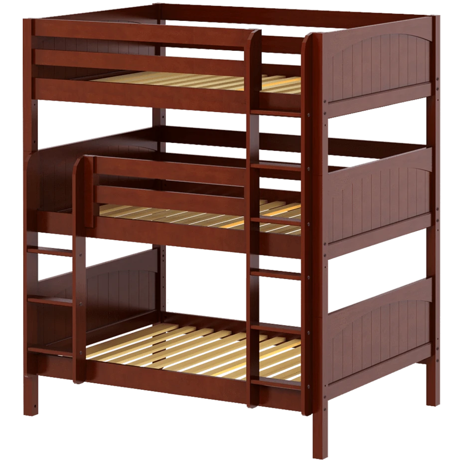 Maxtrix Full Triple Bunk Bed With Straight Ladder 6 Maxtrix Full Triple Bunk Bed With Straight Ladder - Image 4