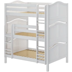 Maxtrix Full Triple Bunk Bed With Straight Ladder 26 Maxtrix Full Triple Bunk Bed With Straight Ladder -Babyletto Store TRIPLEX WC