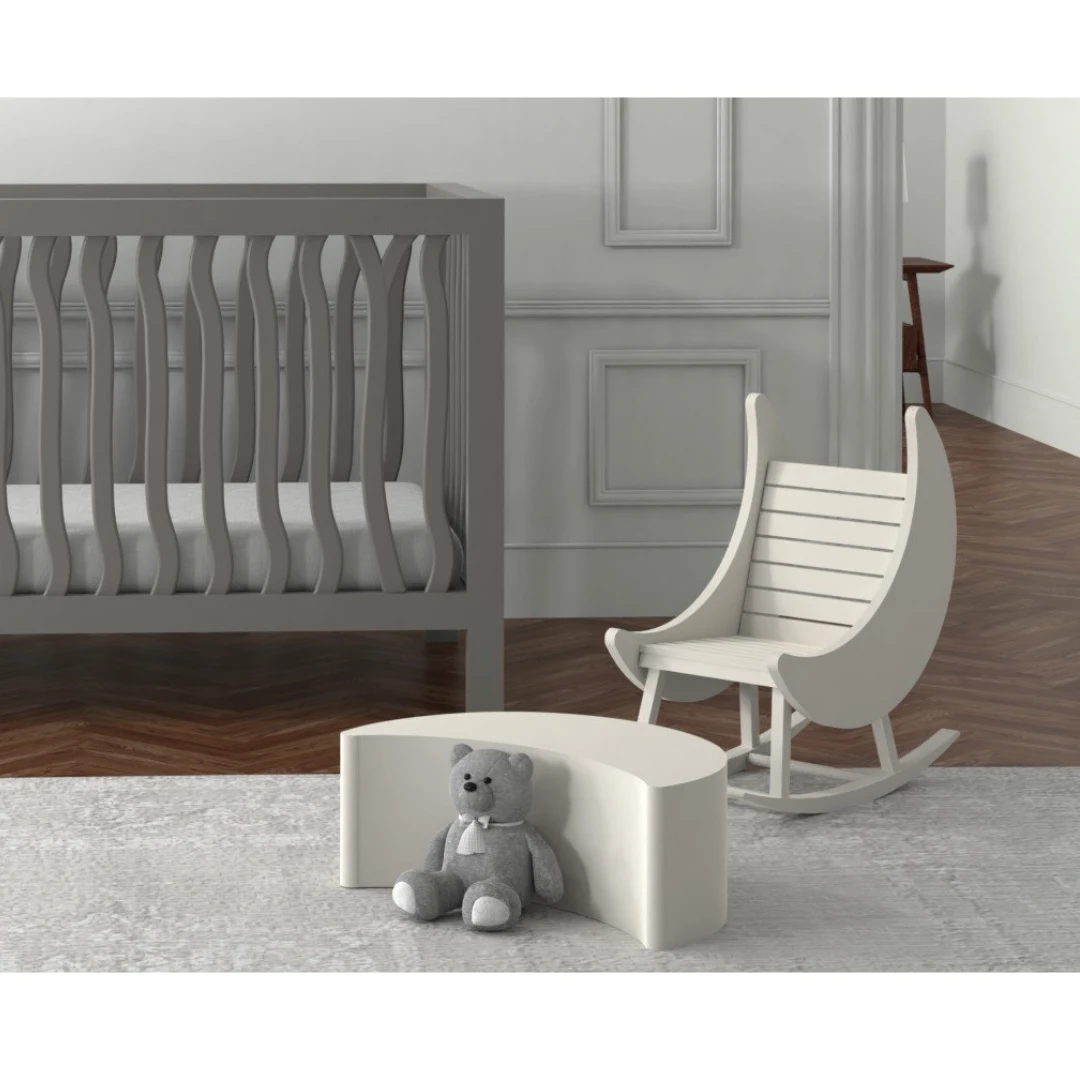 Milk Street Crescent Moon Ottoman/Table 4 Milk Street Crescent Moon Ottoman/Table - Image 2