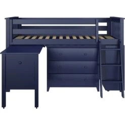Jackpot Deluxe Windsor Twin Storage Loft Bed With Dresser + Bookcase + Desk 23 Jackpot Deluxe Windsor Twin Storage Loft Bed With Dresser + Bookcase + Desk -Babyletto Store WINSOR2BLUECENTER1 1 f5bd2364 d068 439e 8405 aac9ae596c5c