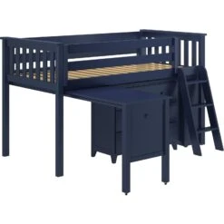 Jackpot Deluxe Windsor Twin Storage Loft Bed With Dresser + Bookcase + Desk 26 Jackpot Deluxe Windsor Twin Storage Loft Bed With Dresser + Bookcase + Desk -Babyletto Store WINSOR2BLUERIGHT1 1 8de28a3f 30e9 4e00 8bb0 55889b5587b9