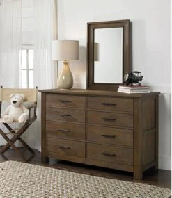 Dolce Babi Lucca 8-Drawer Double Dresser -Babyletto Store dolce babi 8 drawer brown