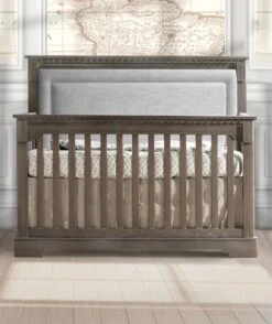 Natart Ithaca "5-in-1'' Convertible Crib With Upholstered Panel 19 Natart Ithaca "5-in-1'' Convertible Crib With Upholstered Panel -Babyletto Store ithaca grigio fog