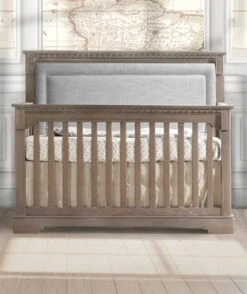 Natart Ithaca "5-in-1'' Convertible Crib With Upholstered Panel 16 Natart Ithaca "5-in-1'' Convertible Crib With Upholstered Panel -Babyletto Store ithaca sugar cane fog