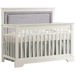 Natart Ithaca "5-in-1'' Convertible Crib With Upholstered Panel 18 Natart Ithaca "5-in-1'' Convertible Crib With Upholstered Panel -Babyletto Store ithaca white fog