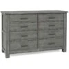 Dolce Babi Lucca 8-Drawer Double Dresser 2 Dolce Babi Lucca 8-Drawer Double Dresser -Babyletto Store lucca 8 drawer chest grey