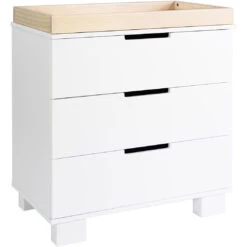 Babyletto Modo 3-Drawer Changer Dresser With Removable Changing Tray -Babyletto Store m6723wnx angle tray 39332d26 b531 41de 9029 9f113631fc74